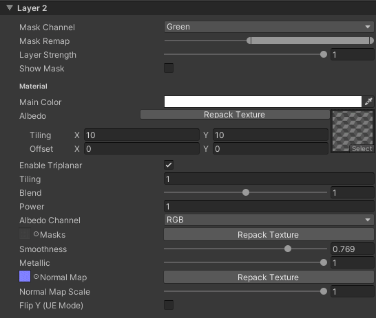 Per-Layer Settings