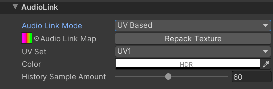 Toon Shader AudioLink UV-Based