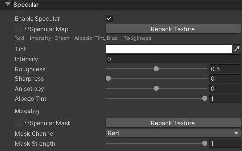 Toon Shader Specular