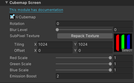 Cubemap Screen Inspector