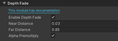 Depth Fade Inspector